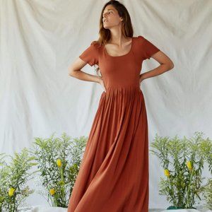 Christy Dawn Scarlet Dress, Rust Medium (NWT)